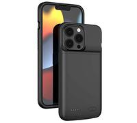 Ellenne Funda Inteligente para iPhone 14 Plus/14 Pro MAX de 6,7 Pulgadas, batería Recargable Power Bank Slim 4800 mAh