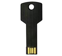 ELLENNE Pendrive USB metal llave negro 32 GB llavero memoria A2