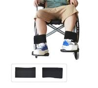 ELLENTAE Correa de apoyo para patas de silla de ruedas, cinturón de seguridad para reposapiés para ancianos, demencia, parálisis, evita deslizamiento, accesorios separadores, correas de sujeción,