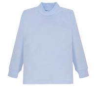 Ellepi 1 pieza camiseta lupetto niño niña manga larga CE7596 cálido algodón., azul claro, 10 años