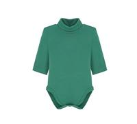 Ellepi 1 unidad Body 2800 de manga larga cálido de algodón para bebé con cuello alto para niña niño meses años., Verde, 3 anni, 98 cm