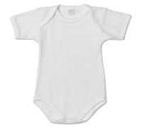 Ellepi AF801NR - Body de media manga para bebé (lana y algodón), color blanco blanco blanco Talla:1 mes