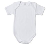 Ellepi AF802NR - Body para bebé (algodón, media manga), color blanco Talla: 0 meses