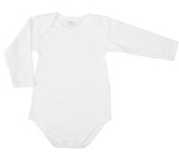 Ellepi AF890NR - Body de manga larga para bebé (gasa de algodón), color blanco blanco blanco Talla:0 meses