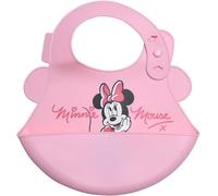 Ellepi Babero de silicona con bolsillo para recién nacido Disney Minnie Mouse, Minnie, Talla única