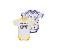 Ellepi Body Disney bebé media manga - Minnie y Mickey Mouse de algodón natural, Mickey Amarillo, 3 mesi, 62cm