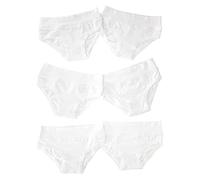 Ellepi Bragas Niña Años Bragas Niña Slip Algodón Chica Regalo Culotte Regalos Ropa Interior Cumpleaños Femenino Ropa Niñas Braga, Color blanco., 7-8 Years