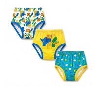 Ellepi Braguitas de Aprendizaje 100% Algodón, Pack de 3 Braguitas de Entrenamiento para Niño y Niña con Refuerzo Absorbente Impermeable, Aprendizaje para Ir al Baño (Jungle 2a)