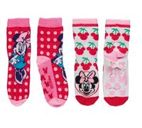 Ellepi Calcetines antideslizantes Disney Minnie Mickey Mouse niño niña años meses niña algodón bebé niño bebé bebé recién nacido primavera verano calcetín calcetín calcetín regalo, Minnie., 4-5 años