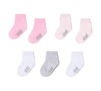 Ellepi Calcetines para bebé recién nacido 0-6 meses algodón (Rosa)