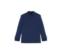 Ellepi Camiseta de cuello alto para niño, 100% algodón cálido, manga larga, cálida y suave, tallas 3-14 años, ideal para invierno, recitas y escuelas, colores naturales y seguros, turquesa, 10 años