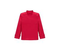 Ellepi Camiseta Infantil de Cuello Alto en algodón cálido 100%, Manga Larga, Rojo, 8 años