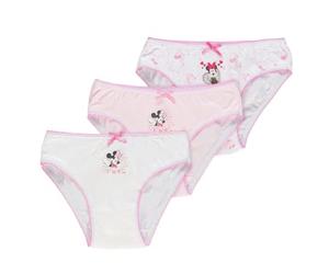 Ellepi Culotte Niña Minnie Slip Ropa Interior Disney Niña Años Niña Algodón Niñas Suave Elástico Colores Niños Regalo Cumpleaños Vestimenta, 4-5 Años