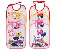 Ellepi Disney - Set 6 baberos bebé con cordones Minnie y Mickey Mouse (Minnie 2)