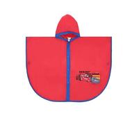 Ellepi Poncho de lluvia Cars impermeable, rojo, 2-3 Años