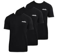 ellesse Azzini T-Shirt (3 Pack) Camiseta, Negro, M para Hombre