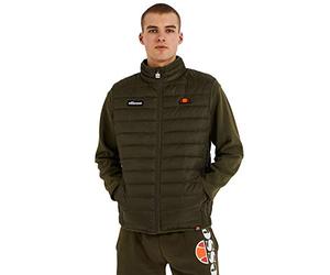 Ellesse Bardy Gilet Chaleco, Hombre, Khaki, S