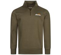 Ellesse Benevento Hombre Sudadera 1/4 Cremallera Casual Color Caqui Nueva