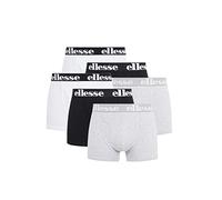 ellesse Calzoncillos bóxer de Moda para Hombre, Paquete de 6 Unidades, Color: Negro/Gris/Blanco, Talla XL