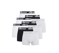 Ellesse Calzoncillos bóxer de Moda para Hombre, Paquete de 9 Unidades, Color: Negro/Gris/Blanco, Talla M