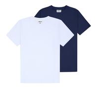Ellesse Camiseta Hombre 2er Paquete - Acciano,Manga Corta,Cuello,Logo,Algodón