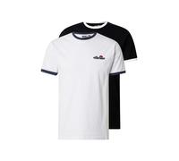 ELLESSE Camiseta 'Meduno' azul oscuro / rojo / negro / blanco S azul oscuro / rojo / negro / blanco