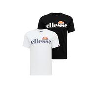 ELLESSE Camiseta 'Prado' amarillo / salmón / negro / blanco M amarillo / salmón / negro / blanco
