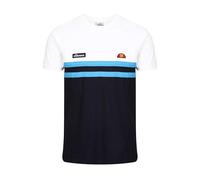 Ellesse Camiseta Venire, blanco, azul, negro, ropa casual, Blanco/azul/negro, M