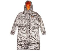 Ellesse Cervus Padded Jacket Chaqueta, Mujer, Silver, S