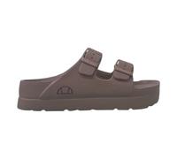 Ellesse Chanclas Marrón con Doble Hebilla de Goma para Mujer, marrón, 41 EU