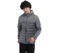 Ellesse Chaqueta con cremallera Cassiano para hombre, gris oscuro, S