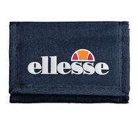 Ellesse Clarino Wallet - Cartera unisex con logotipo, cierre de velcro, con compartimentos interiores, azul, Casual
