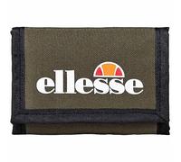 Ellesse Clarino Wallet - Cartera unisex con logotipo, cierre de velcro, con compartimentos interiores, caqui, Casual