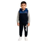 ELLESSE, conjunto infantil 3 piezas, 1 par sudaderas y 1 pantalón, (1 a 8 años), mixto, niño, niña, chaqueta, sudadera, jersey, camisa, camiseta, pantalón corto, pantalones, bermuda, SJ00216 S1-3/4