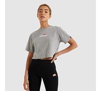 Ellesse Fireball Cropped T-Shirt Camiseta, Mujer, Grey Marl, XL