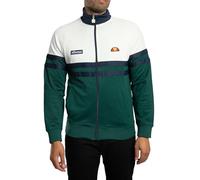 Ellesse Hombre Chaqueta Deportiva Rimini, Off White/Dark Green, XL