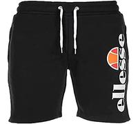 Ellesse Pantalones Cortos de Forro Polar Bossini, Negro