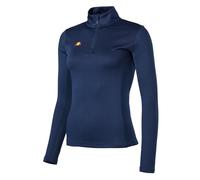 ellesse Telero 1/2 Zip Top Camiseta de Manga Larga, Azul Marino, 42 para Mujer