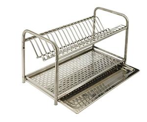 ELLETIPI Bridge I813 CB - Escurreplatos de Apoyo o de Pared en Acero Inoxidable, 51 cm