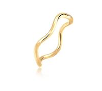 Elli 0611642116 Geo - Anillo de plata 925 chapada en oro