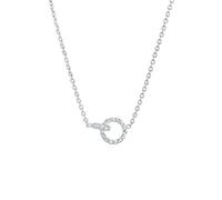 Elli accesorios Mujer chapado en oro cristal redondo