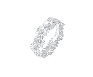 ELLI Anillo 'Blume' plata 58 plata