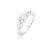 Elli Anillo de mujer con diseño de rosas, estilo vintage, en plata de ley 925, 52, Plata de ley, sin gema