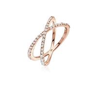 Elli - Anillo de mujer Geo Trend 925 plata blanco Brillant filo circonitas talla 52 (16.6) - 0602790516 52