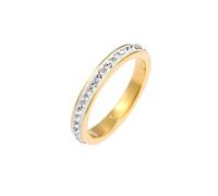 ELLI Anillo 'Kristall' oro / transparente 58 oro / transparente