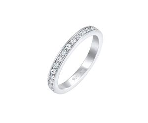 ELLI Anillo 'Kristall' plata 56 plata