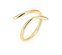 Elli Anillo para mujer Blogger chapado en oro rosa de plata 925, 52 (16.6), Plata, sin gema