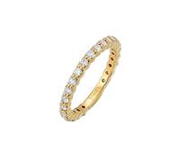 Elli Anillo para mujer con cristales de circonita en plata de ley 925, 54, Plata de ley, Zirconia cúbica