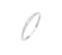 ELLI Anillo plata / transparente 58 EUR