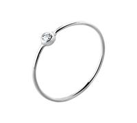 ELLI Anillo 'Solitär' plata 48 plata